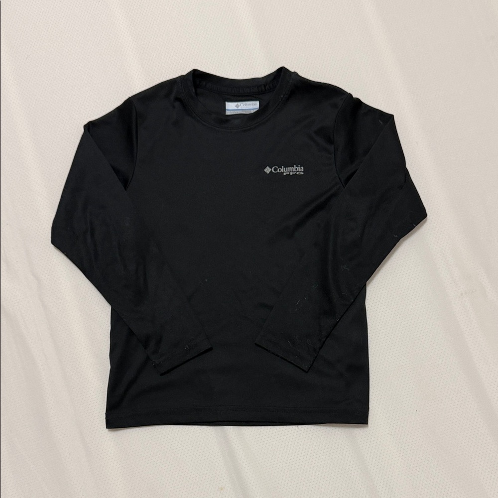Columbia Kids Long Sleeve Black Rashgaurd
